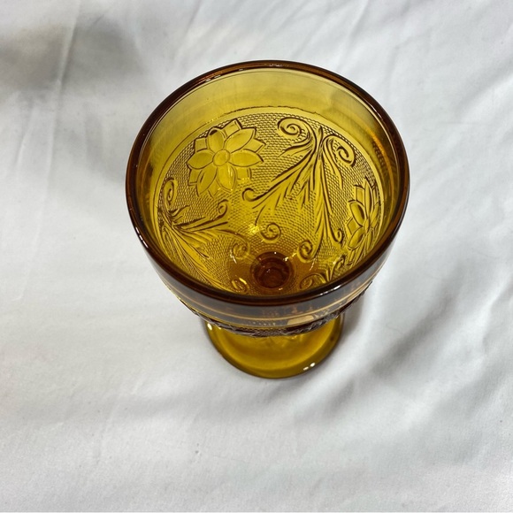 Indiana Tiara Sandwich Pattern Footed Small Cordial 5-1/4” Glass 8oz - Picture 2 of 4